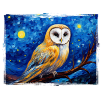 Barn Owl Colorful Bird Art Owl Van Gogh Owls Animals Owl 16 in Basic Backpack