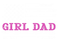 Girl Dad Usa Vintage Flag Cute Fathers Day Gift T-Shirt