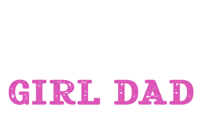 Girl Dad Usa Vintage Flag Cute Fathers Day Gift T-Shirt