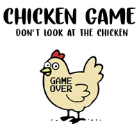 Chicken Game Dont Look At The Chicken Funny Short Acrylic Beanie