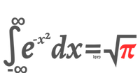 The Greatest Integral Of All Time: The Gaussian Integral T-Shirt