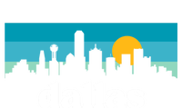 Dallas Texas Retro Sunset Skyline T-Shirt