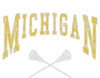 Vintage Michigan Lacrosse Distressed Lax Player Michigan Fan Sweatshirt Cinch Pack Bag