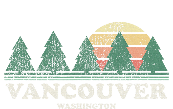 Vancouver Wa Vintage Throwback Retro 70s Design T-Shirt