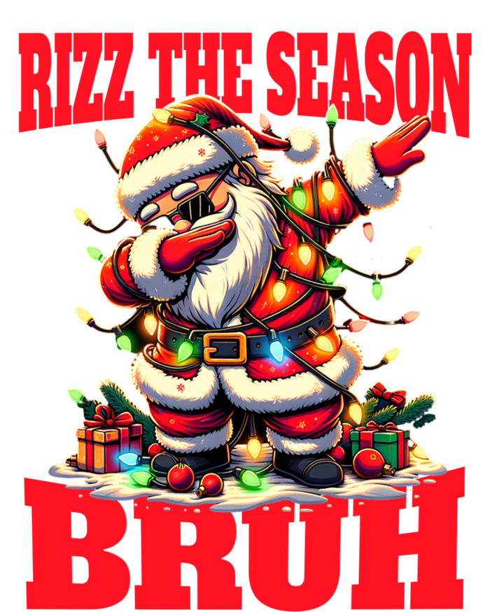 Funny Christmas Rizzmas Santa Xmas Rizz The Season Bruh Gift Kids Sweatshirt