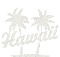 Hawaii Vintage 70s Palm Trees Graphic Premium Hoodie