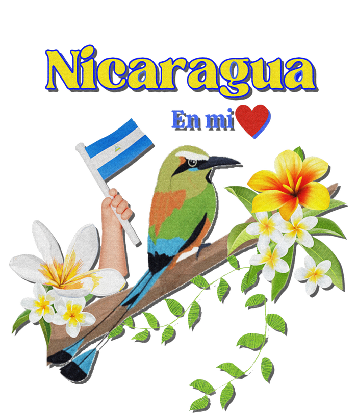 Nicaragua En Mi Corazon Patriotic Signs Toddler Hoodie