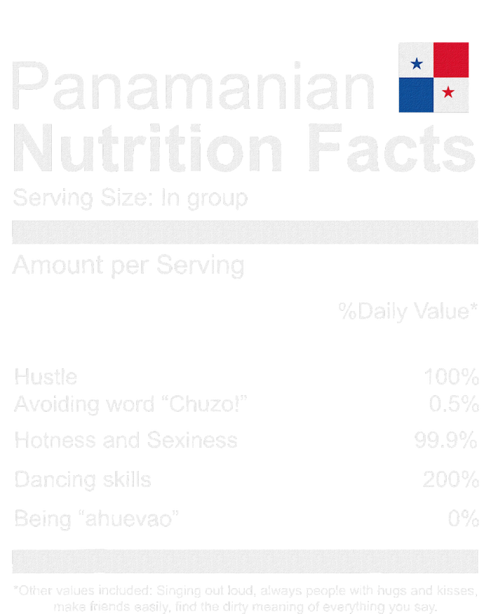 Panamanian Nutrition Facts Funny Panamanian Tote Bag