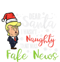 Christmas Trump Dear Santa Fake News Funny Xmas T-Shirt