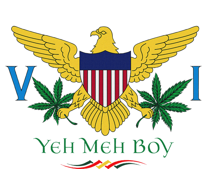 Us Virgin Islands Flag Yeh Meh Boy Vi Massive Gift Full Zip Hoodie