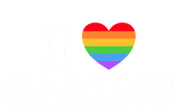 I Love Gaming Funny Video Pc Tabletop Gaymer Rpg Game Pride Gift T-Shirt