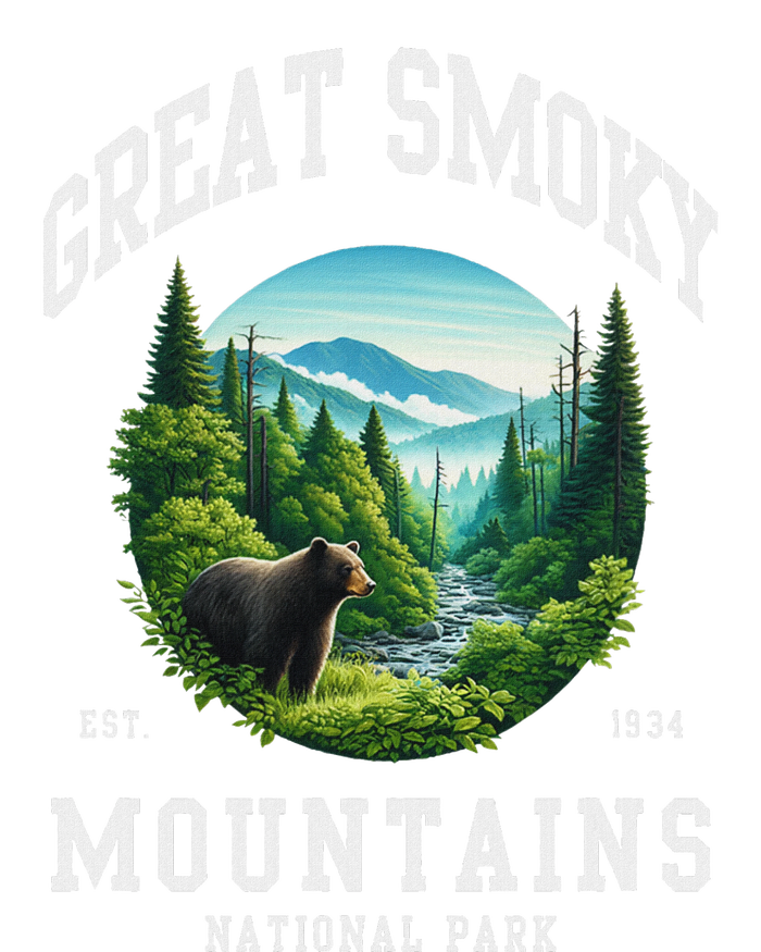 Retro Great Smoky Mountains National Park Women Hiking Premium T-Shirt