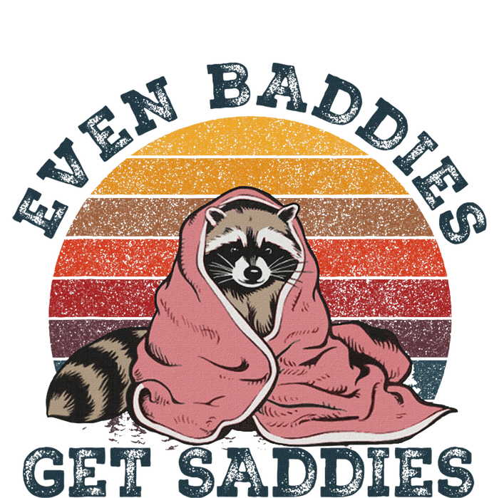 Even Baddies Get Saddies Anxiety Raccoon Face Raccoon Meme Sustainable Bucket Hat