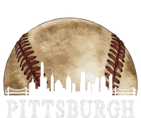 Pittsburgh Skyline City Vintage Baseball Lover T-Shirt