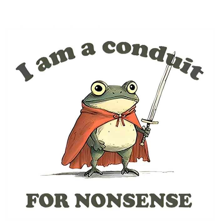 I Am A Conduit For Nonsense Funny Frog Long Sleeve Pajama Set