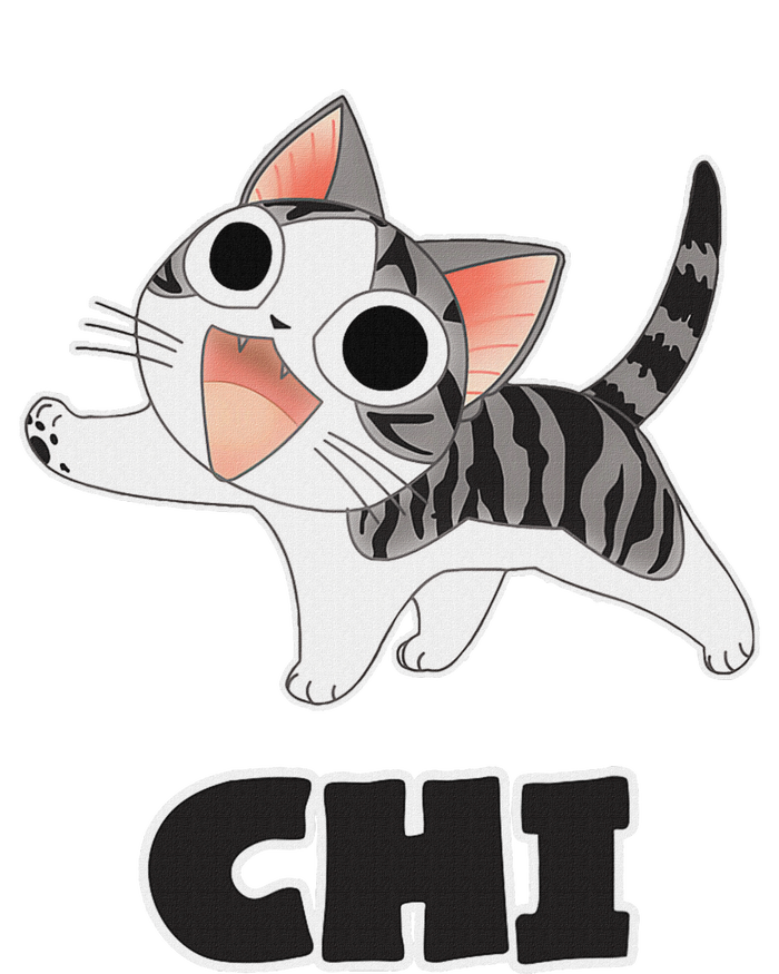 Funny Cat Gray White ChiS Cute Anime Manga Animal Lover T-Shirt