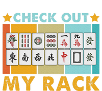 Mahjong Player Mahjong Lover Chinese Check Out My Rack V-Neck T-Shirt