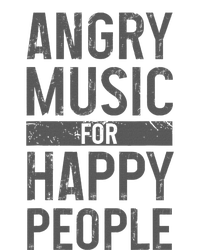 Metal Head Angry Music Happy People Metal Fan Metalhead Flexfit Unipanel Trucker Cap