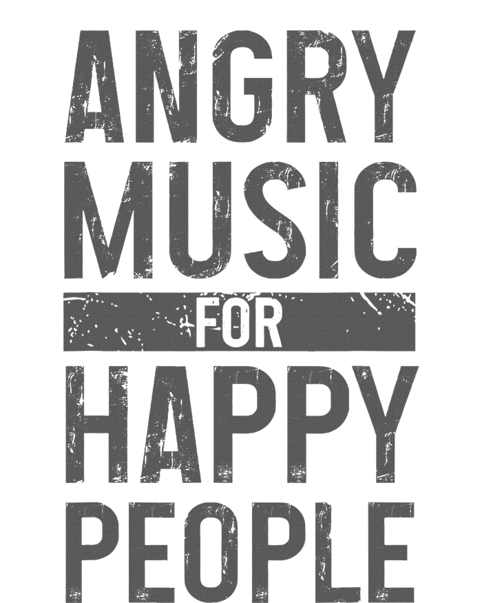 Metal Head Angry Music Happy People Metal Fan Metalhead Flexfit Unipanel Trucker Cap