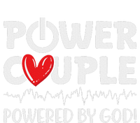 Power Couple Christian Couples Matching Valentines Day Pom Pom 12in Knit Beanie