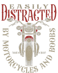 Classic Biker Distracted By Motorcycles And Boobs T-Shirt