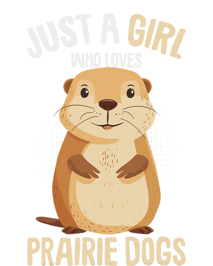 Prairie Dog Just A Girl Who Loves Prairie Dogs Ladies PosiCharge Competitor Racerback Tank