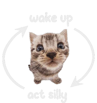 Wake Up Act Silly Cat Wake Up Act Silly Cat Women T-Shirt