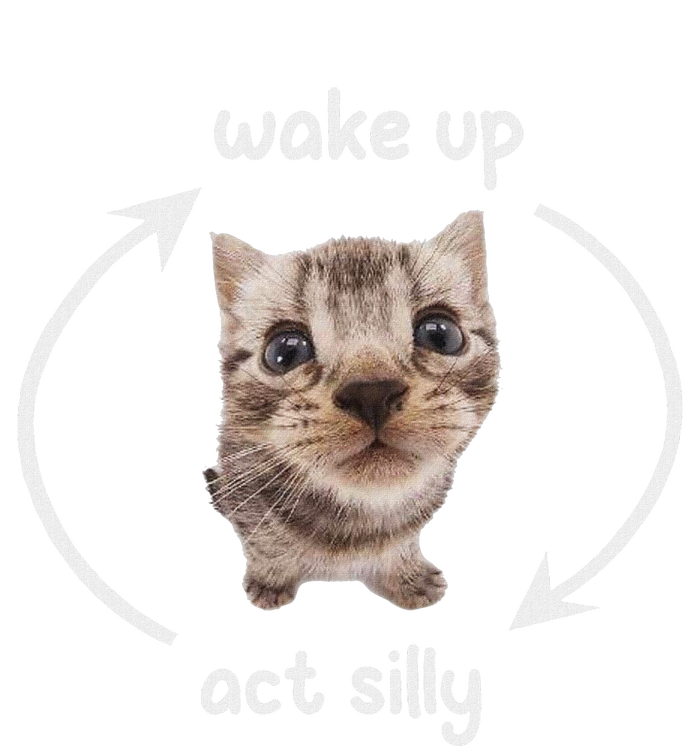 Wake Up Act Silly Cat Wake Up Act Silly Cat Women T-Shirt