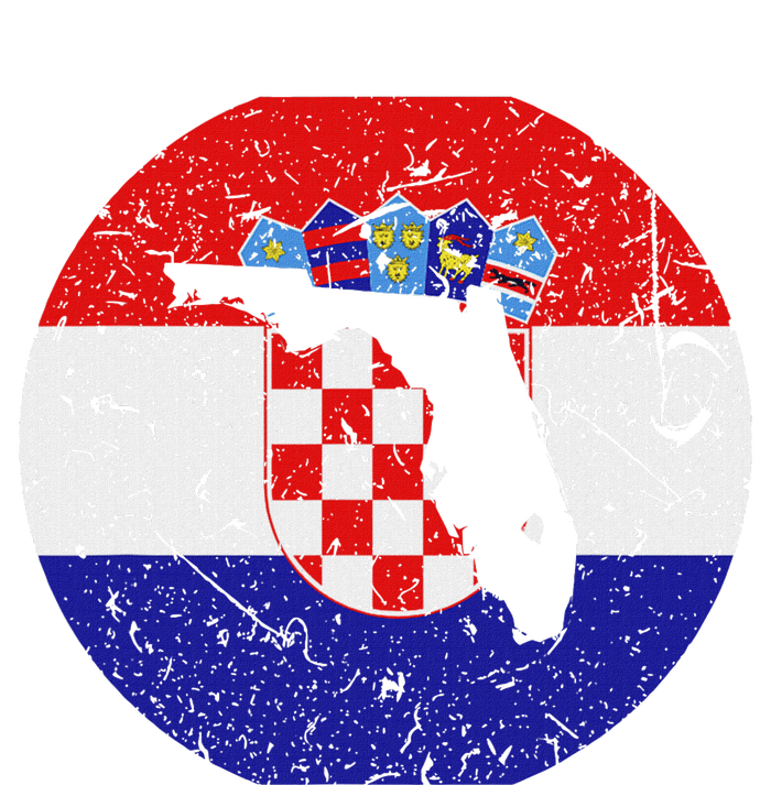 Proud Floridian Croatian From Florida Croatia Home Pride T-Shirt