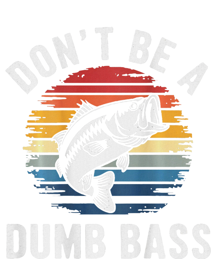 DonT Be A Dumb Bass Funny Fishing Fishing Meme 16 in Basic Backpack