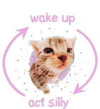 Cats Wake Up Act Silly Cat Meme Certified Freak Funny Ladies Essential Tank