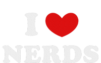 I Love Nerds I Heart Nerds Metallic Star Ornament