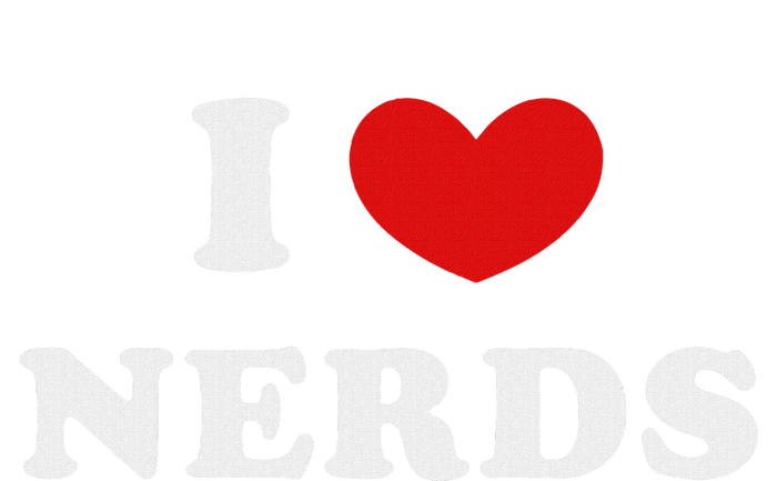 I Love Nerds I Heart Nerds Metallic Star Ornament