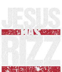 Jesus Has Rizz Simple Christian Faith Believer God Quote Tote Bag