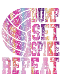 Colorful N Volleyball Bump Set Spike Repeat T-Shirt