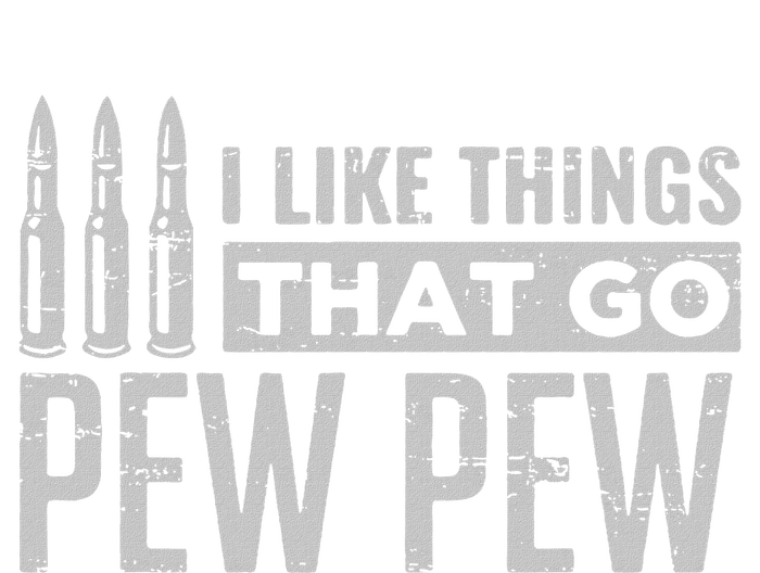 Retro I Like Things That Go Pew Pew Gun Enthusiast Apparel Short Acrylic Beanie