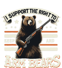 Support Right To Keep And Arm Bears Humorous Wildlife Rights Grommeted Golf Towel