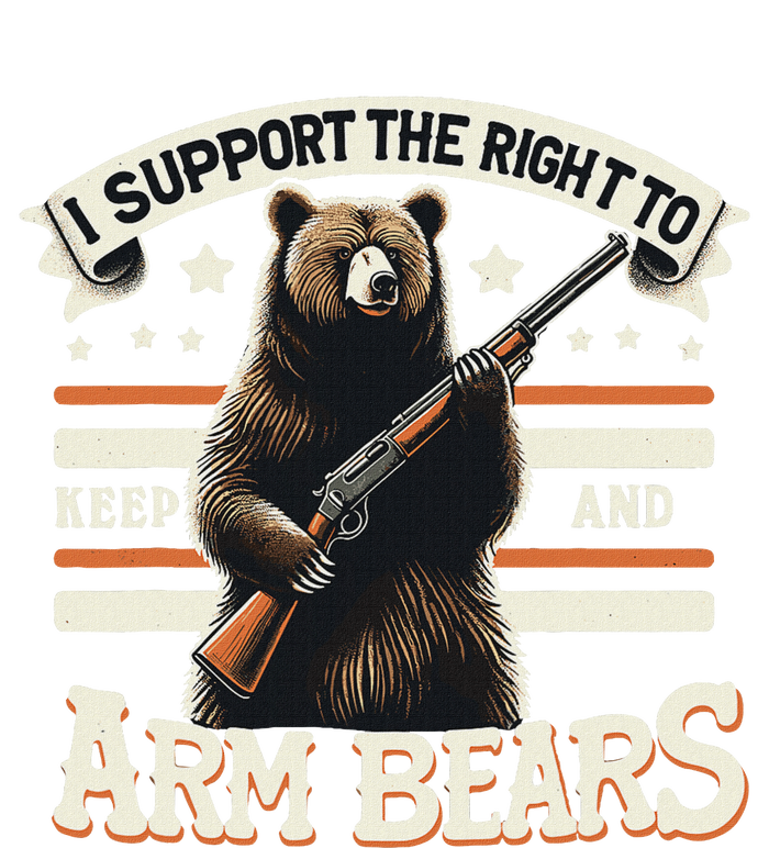 Support Right To Keep And Arm Bears Humorous Wildlife Rights Grommeted Golf Towel