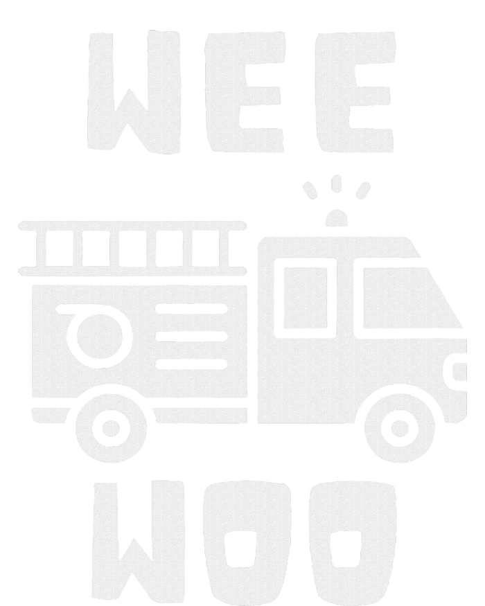 Wee Woo Fire Truck Firefighter Emergency Response Siren T-Shirt