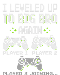 I Leveled Up To Big Bro Again Brother Gamer Funny Video Game Women's Knotted Racerback Tank