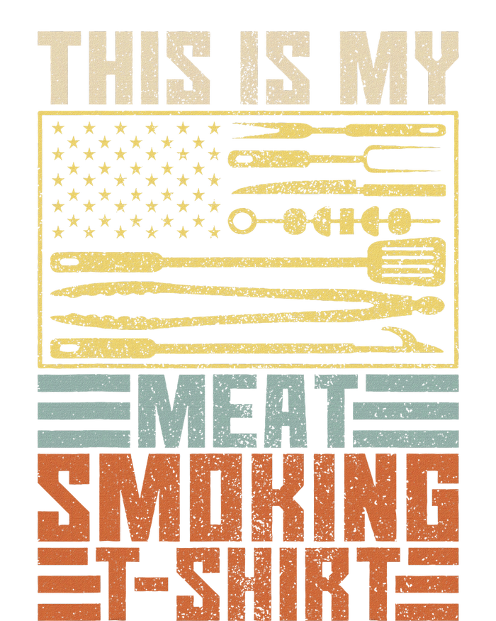 Vintage Bbq Smoker Grill Outfit This Is My Meat Smoking T-Shirt