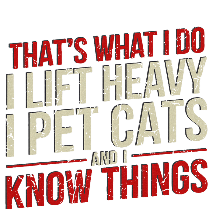 Funny Gym Workout Weightlifting Cat Animal Themed Quote T-Shirt