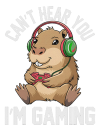 CanT Hear You IM Gaming Capybara Gamer Funny Graphic Women's T-Shirt