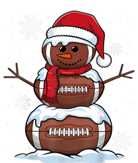 Merry Christmas Football Snowman Holiday Sports Xmas Pajamas T-Shirt