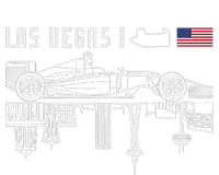 Las Vegas Circuit Us America Formula Racing Race Car Lovers Women's Crop Top Tee