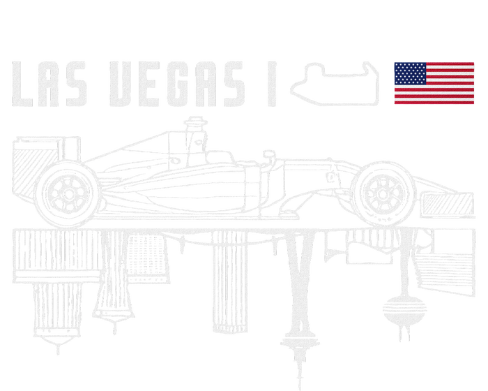 Las Vegas Circuit Us America Formula Racing Race Car Lovers Women's Crop Top Tee