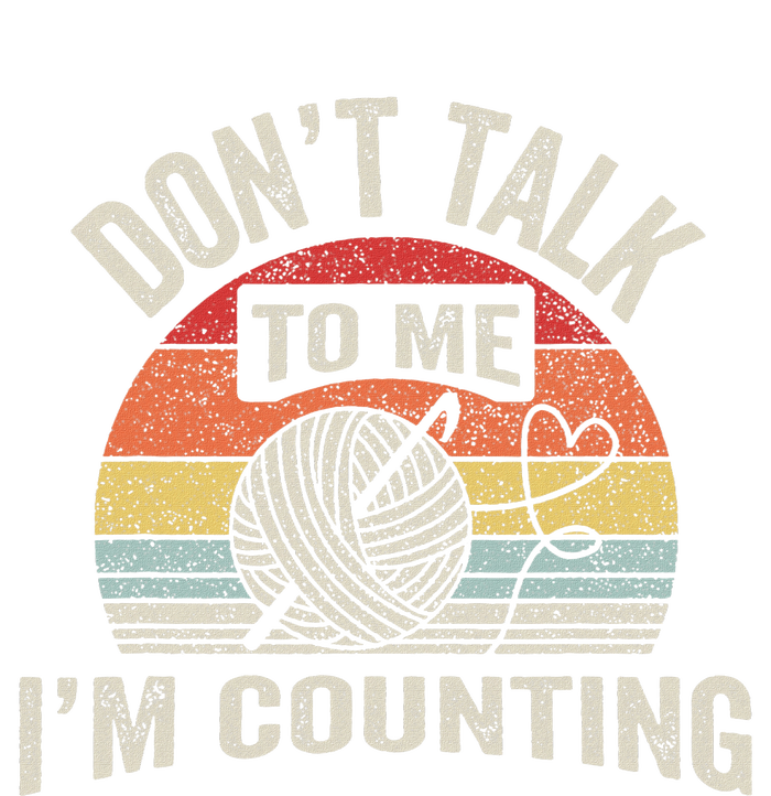 Retro DonT Alk O Me IM Counting Crochet Crocheting Kids T-Shirt