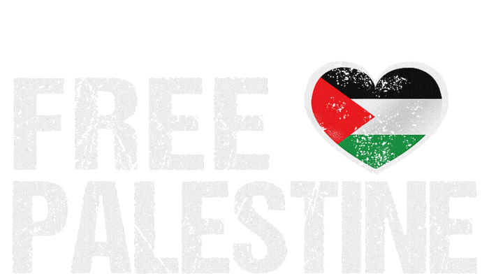 Palestine Flag Heart Free Palestine T-Shirt