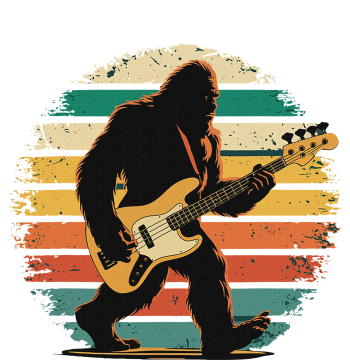 Bigfoot Bass Guitar Bass Player Gifts Bass Player T-Shirt