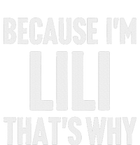 Because IM Lili ThatS Why Am Personalized Name Flat Bill Trucker Hat